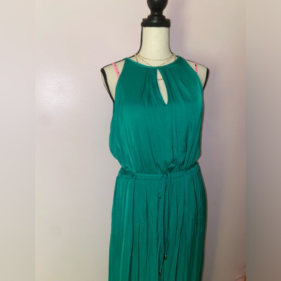 JENNIFER LOPEZ Sleeveless Green Maxi Dress. Size 2 - Picture 12 of 13